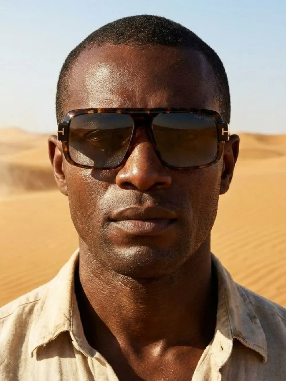 Tom Ford TURNER Men Sunglasses Havana Brown Gradient Pilot FT1101 52F AUTHENTIC